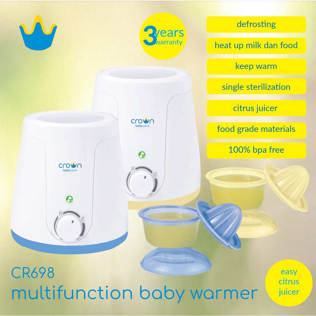 Crown CR698 Multifunction Baby Warmer | Alat Steril Botol