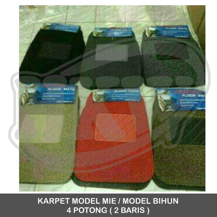 Promo Karpet Model Mie Bihun 5 Potong Mobil RushTerios 2008 - 2012
