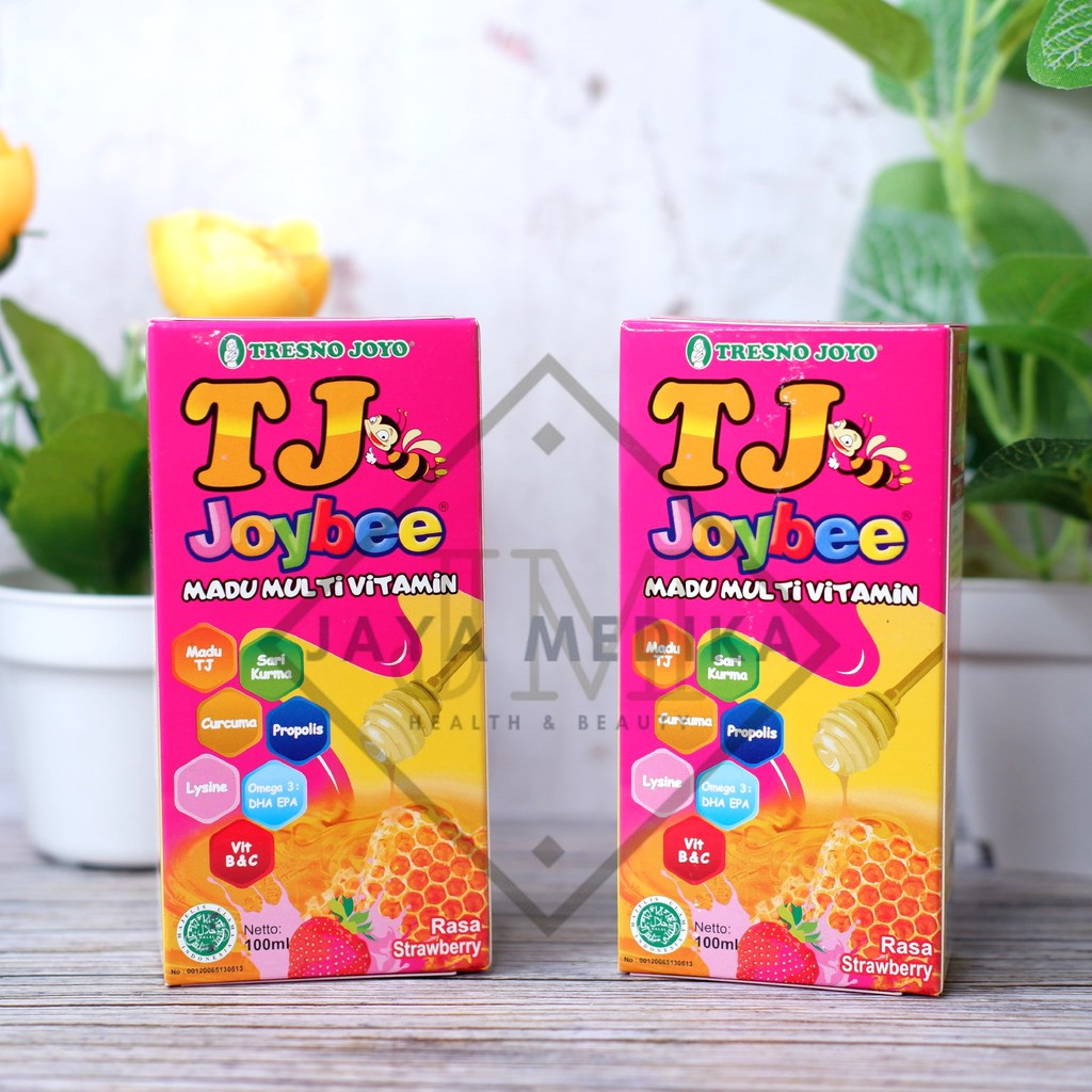 Madu TJ Joybee  Multivitamin Rasa Strawberry 100 Ml