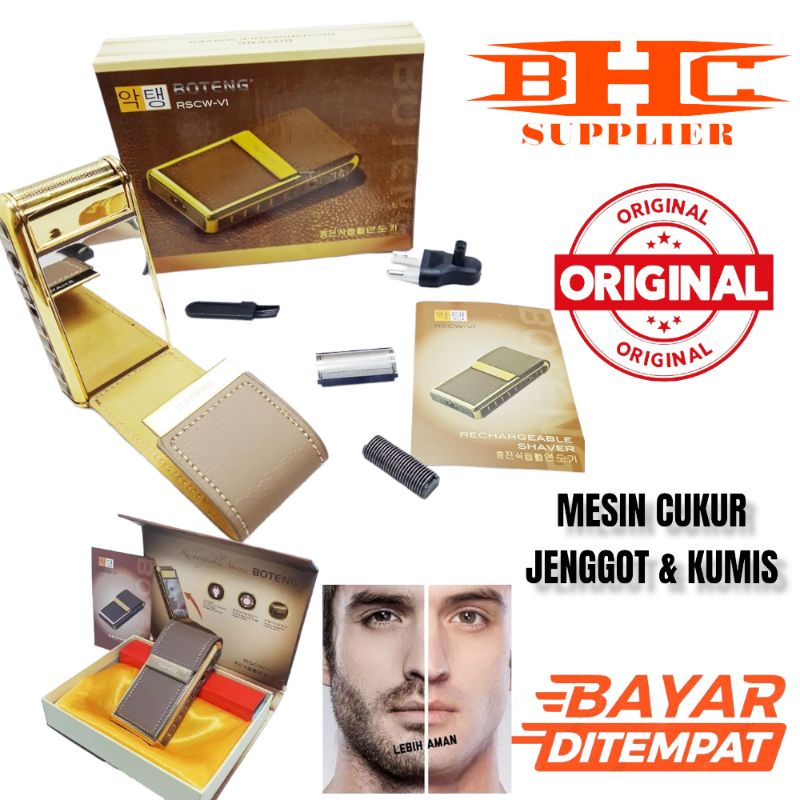 SHAVER MESIN CUKUR RAMBUT JENGGOT KUMIS ORIGINAL / PENCUKUR RAMBUT