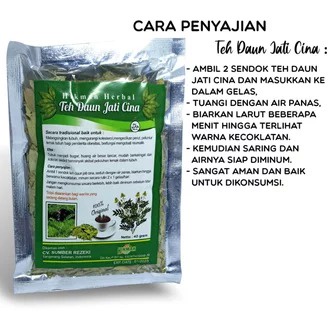 Teh Daun Jati Cina alami Herbal Teh Pelangsing Penurun Berat Badan Minuman Teh DietOriginal 100%