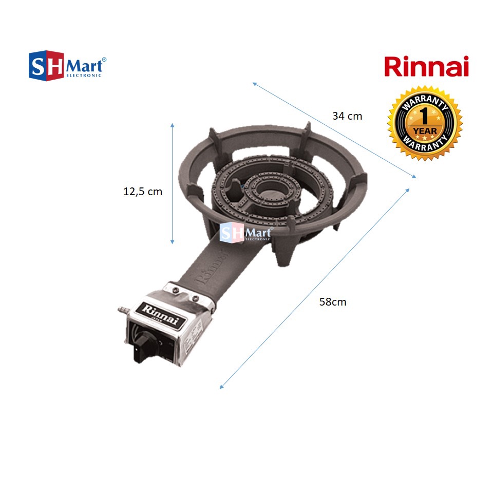 RINNAI KOMPOR COR LOW PRESSURE TL 289RI / TL-289RI / 289RI KOMPOR KOMERSIAL RESTORAN (MEDAN)