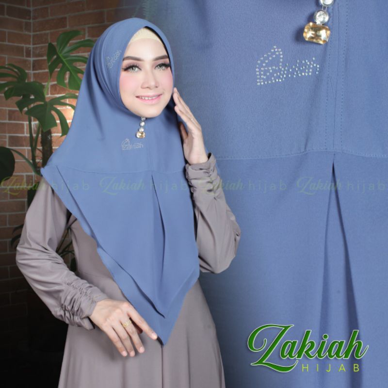 Jilbab Khimar Instan Syari Nissa Ori Zakiah-1