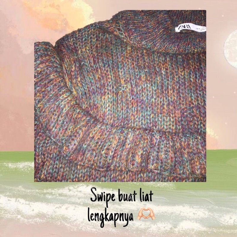 SWEATER RUFFLE RAJUT ZARA