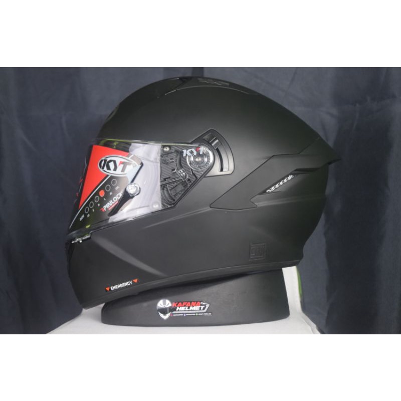 Kyt Nfr solid Black matt doff