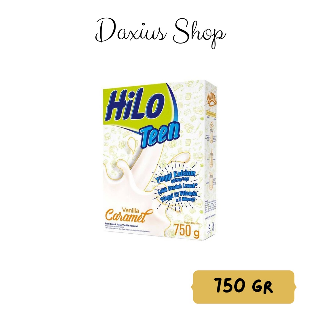 

HILO TEEN VANILA CARAMEL BOX 750 GR