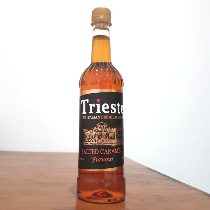 

(BISA COD) Trieste Syrup/ Sirup buah Rasa Salted Caramel untuk campuran minuman