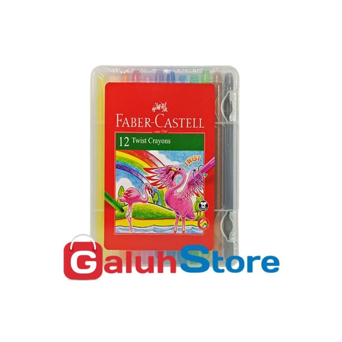 

Cantik Faber Castell Twist Crayon Isi 12 Bergaransi