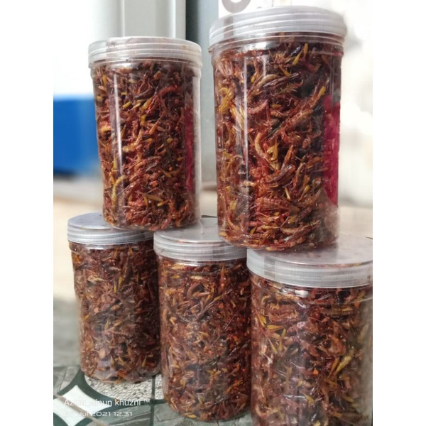 

belalang goreng kecil 210 gram