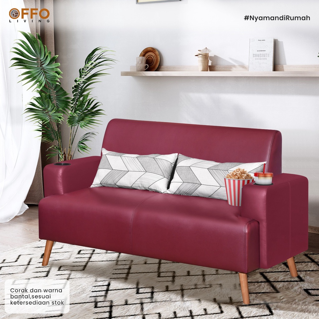 Offo Living - Sofa Minimalis - Sofabed Daffin | Sofa Louise 2 Dudukan