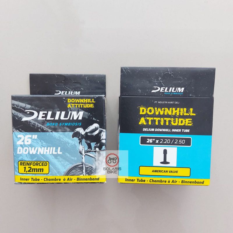 Ban Dalam Sepeda 26 X 2.20 / 2.50 AV Downhill Attitude Delium by Deli Tire