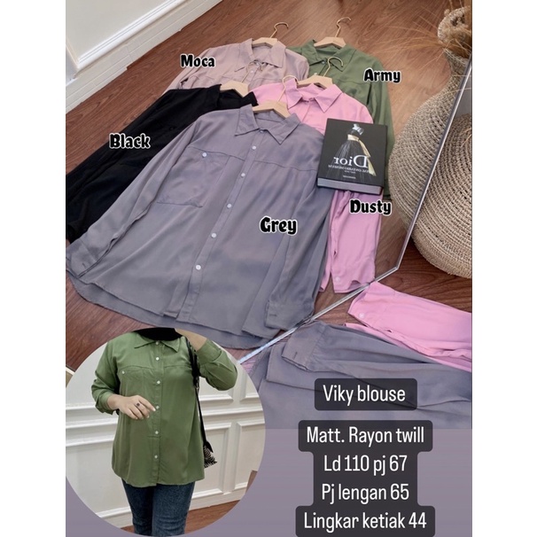 VIKY BLOUSE RAYON TWILL