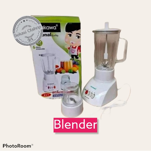 Blender Yamakawa Blender Kaca 6 Mata Pisau 3 in 1