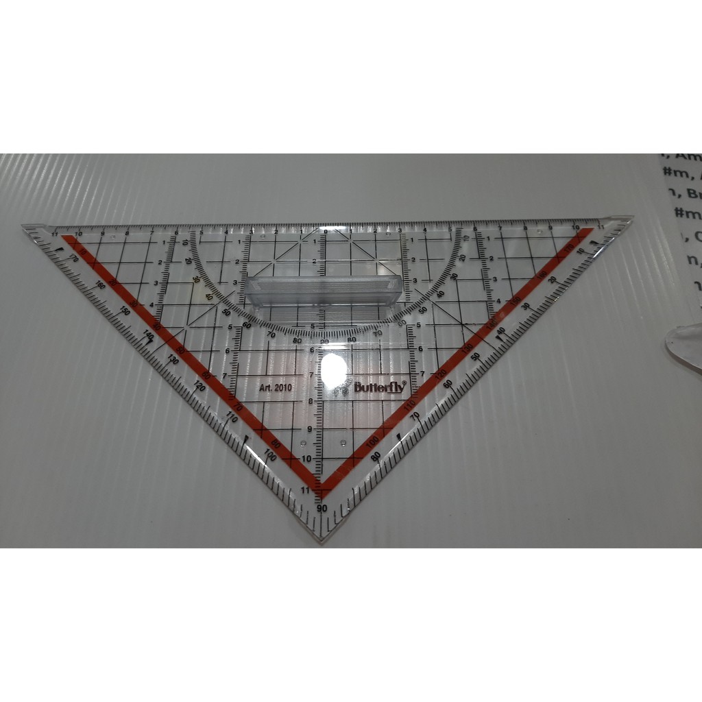 

PENGGARIS SEGITIGA TEKNIK NAUTIKA HIGH PRECISION RULLER UK. SEDANG Art 2010