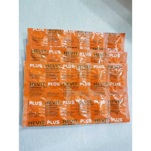 Hevit-Plus / Vitamin C / Daya Tahan Tubuh / Suplemen Kesehatan / Multivitamin