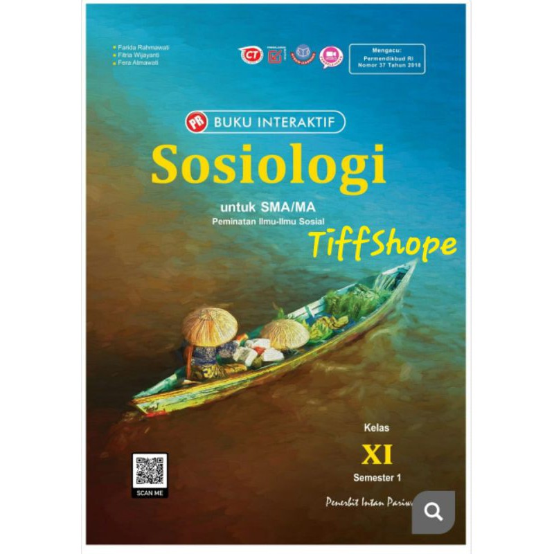 Buku PR/LKS interaktif sosiologi kelas XI,11 semester 1 (K13 revisi) intan pariwara, 2021