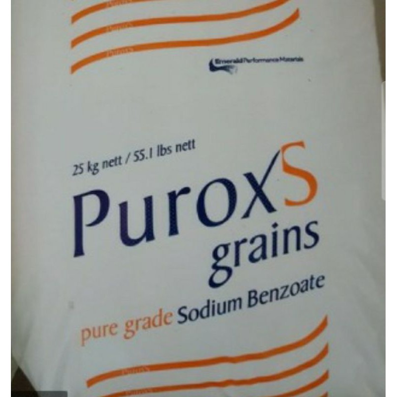 

Sodium Benzoate 1000gr Purox Grain ex Holland/Natrium Benzoate/Sodium Benzoate Food Grade
