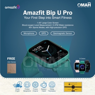 ORIGINAL Huami Amazfit BIP U PRO International Version Smartwatch - Waterproof - Garansi Resmi