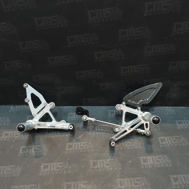 Footstep Underbone Depan TYGA Performance Kawasaki Ninja RR Silver