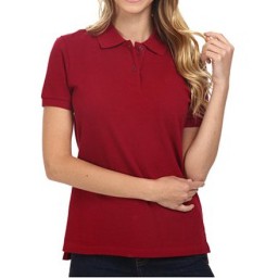 Women Polo  Shirt Marun  Polo  Shirt Cewek Maroon Atasan 