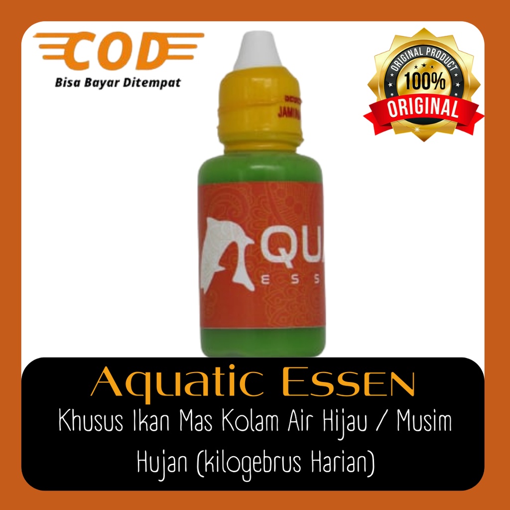 Essen Aquatic Ikan Mas KIlo Gebrus Warna Hijau, Essen Aquatic Ikan Mas Harian Kilo Gebrus, Essen Aqu