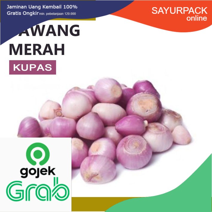 

[ sayurpack ] BAWANG MERAH KUPAS [100g]