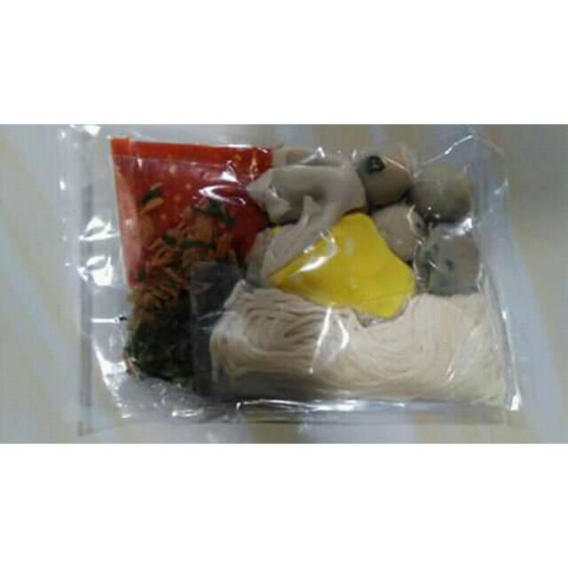 

Paket komplit baso aci reguler kuah D'meong
