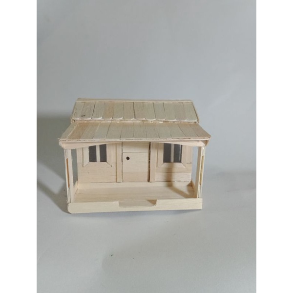 miniatur rumah dari stik es krim