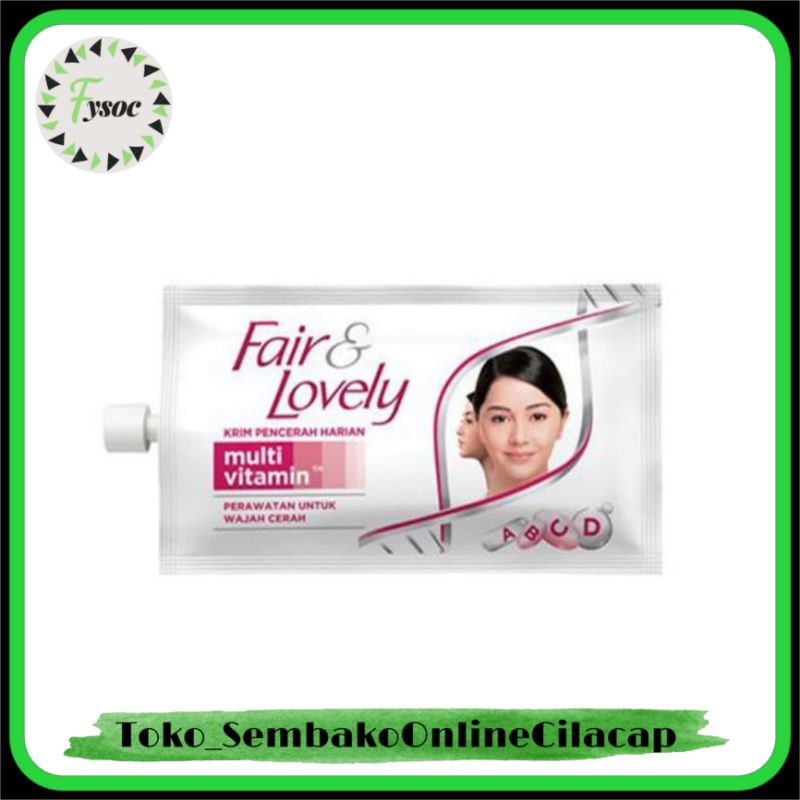 FAIR LOVELY CREAM SACHET 9GR