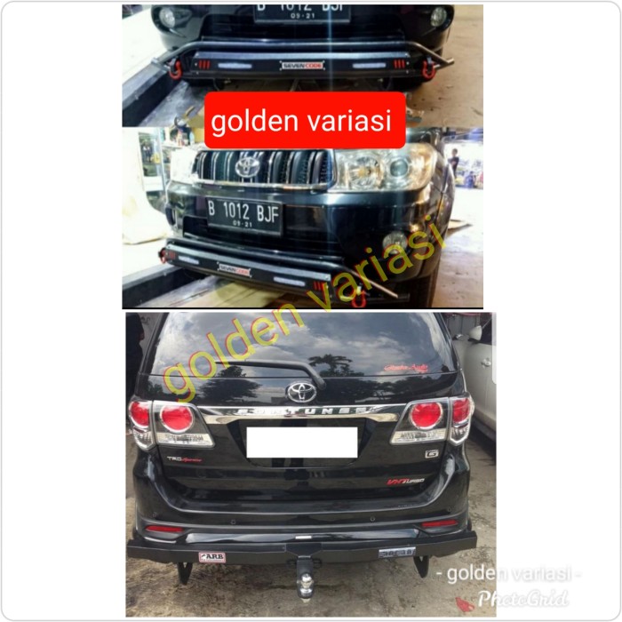Paket Towing Depan Cobra Dan Towing ARB Belakang Fortuner