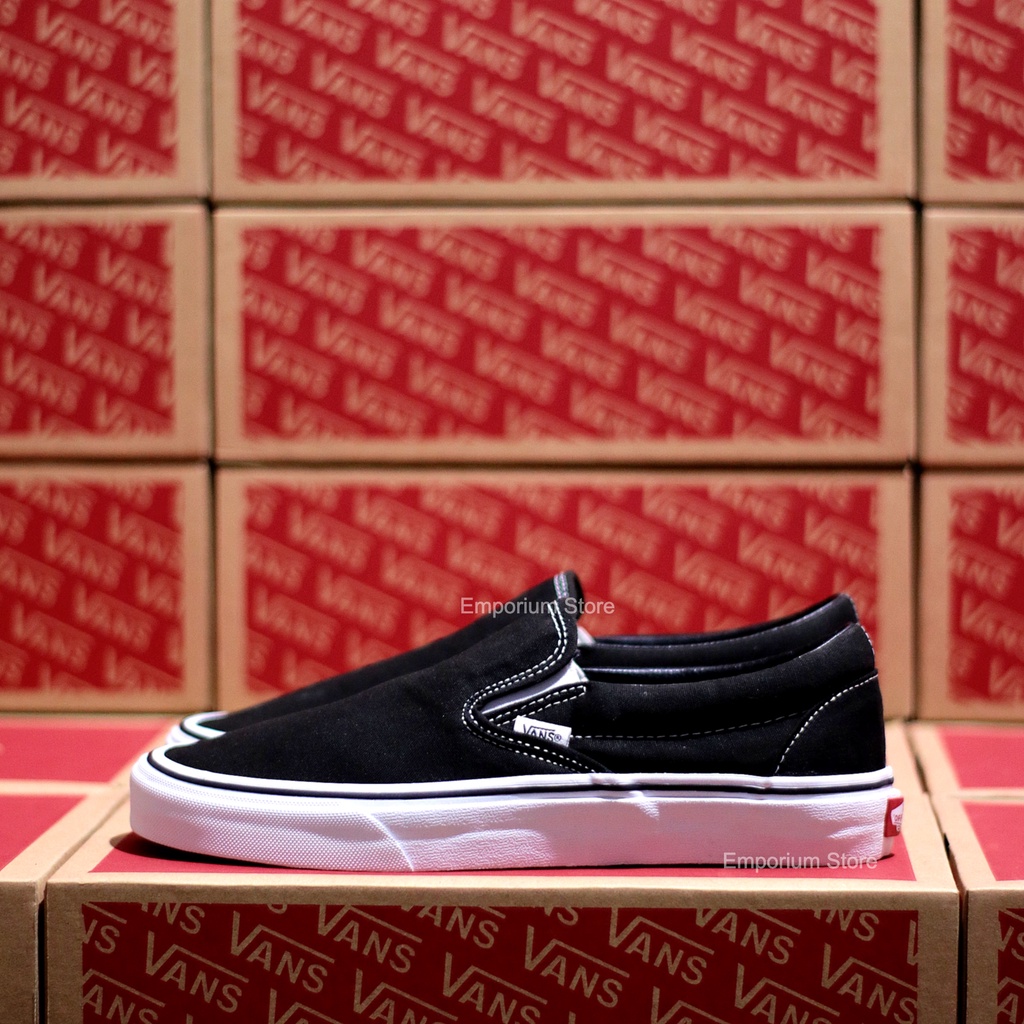 Vans Slip on Classic Black White