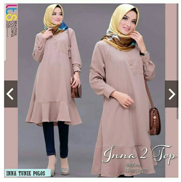 INNA TUNIK POLOS -AG*/KP