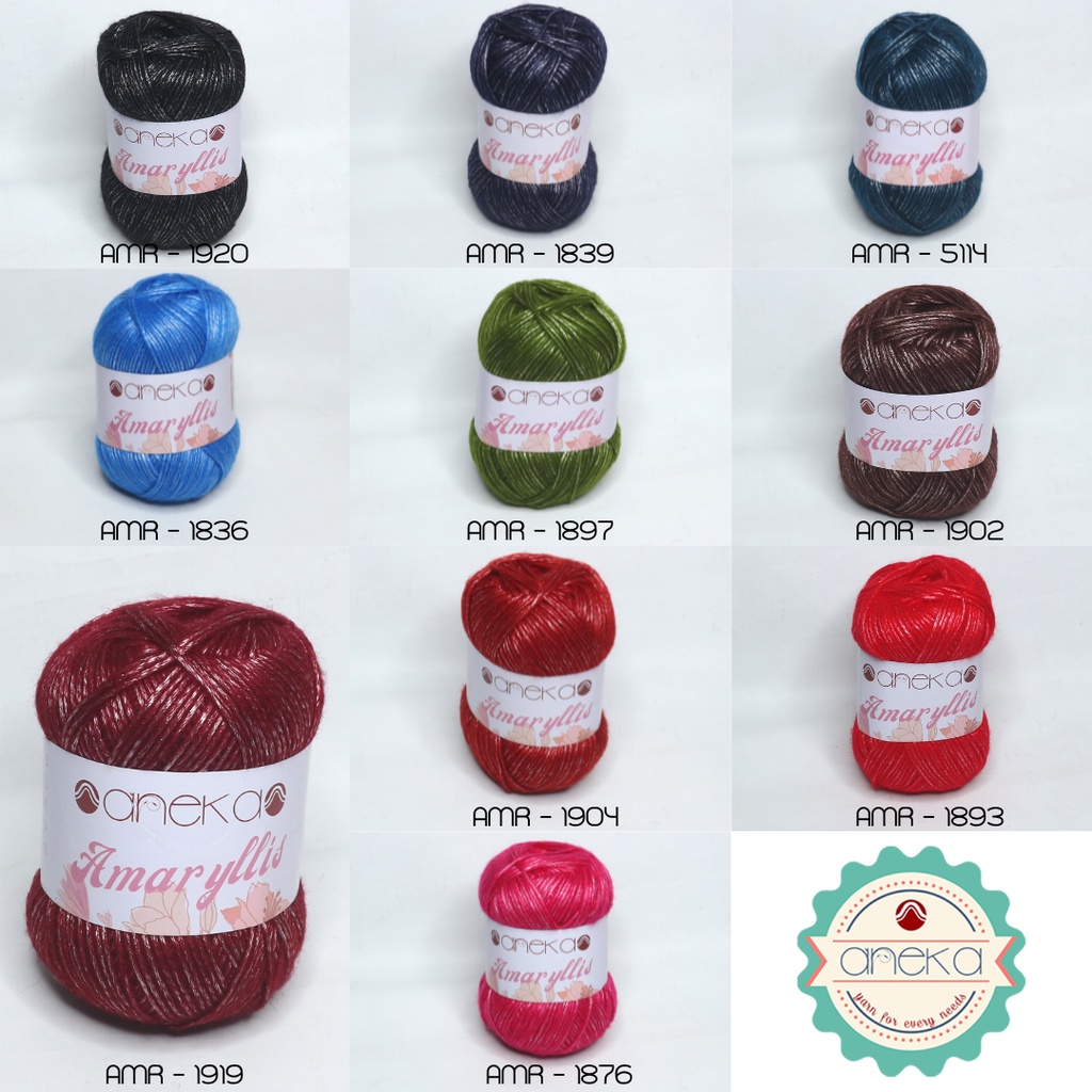 KATALOG - Amaryllis Yarn / Benang Rajut Amaryllis / Amarilis Silk Cotton