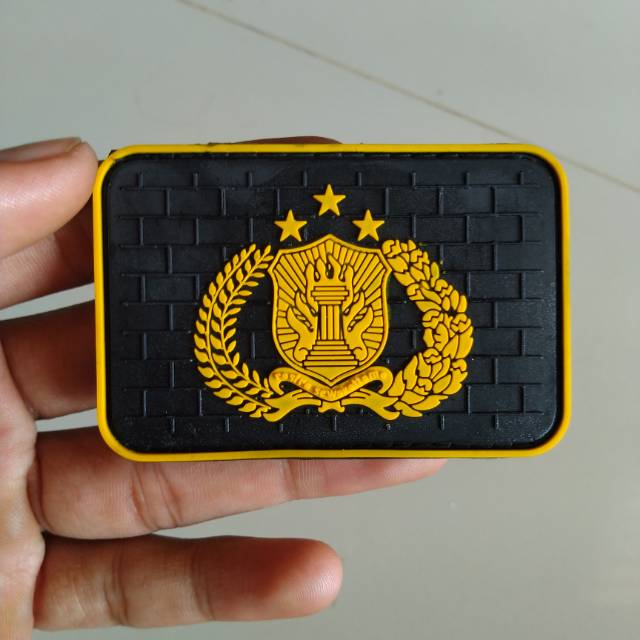 Patch rubber logo 3d