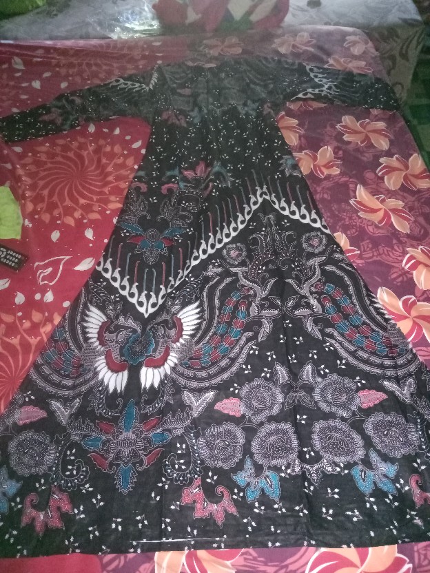 Ms Gamis Batik Sriwedari Maxi Bumil/busui Katun Sogan Allsize Dan Jumbo