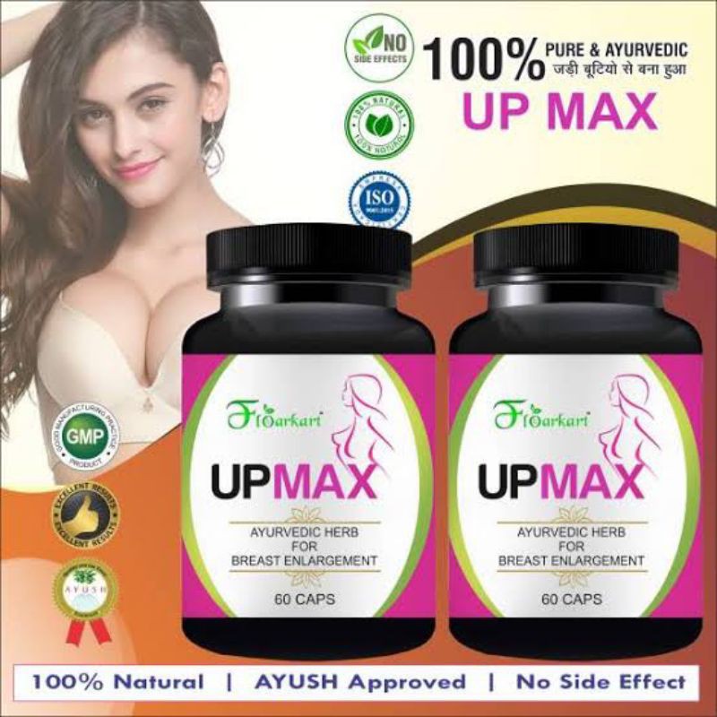 [ Promo 2 Botol ] Pembesar Kencang Payudara Upmax Breast Enlargement Ayurvedic Original