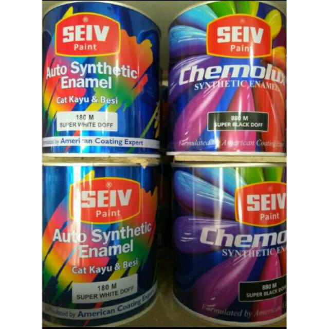 Cat Seiv Kayu dan Besi 1 kg Warna