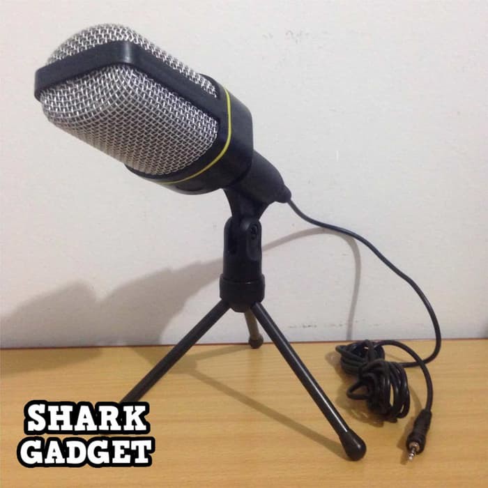 Microphone Eksternal Smooth for Hp / Laptop (Mic Kabel + Stand Tripod)