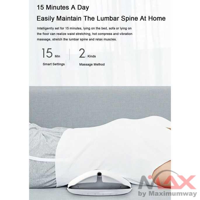 Momoda Alat Terapi sakit Punggung Pinggang Lumbar Massage Electric Heat Pijat Tulang Belakang SX351 Terapi Nyeri Pinggang Dan Terapi Electric Lumbar Spine Physiotherapy Traction Device Waist Back Massager Vibration Massage Relieve Waist Fatigue