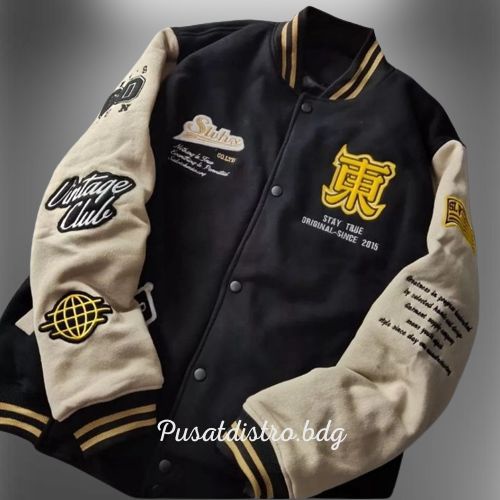 Jaket Varsity Hexia BaseBall Premium Original Tebal/Jaket BaseBall Pria
