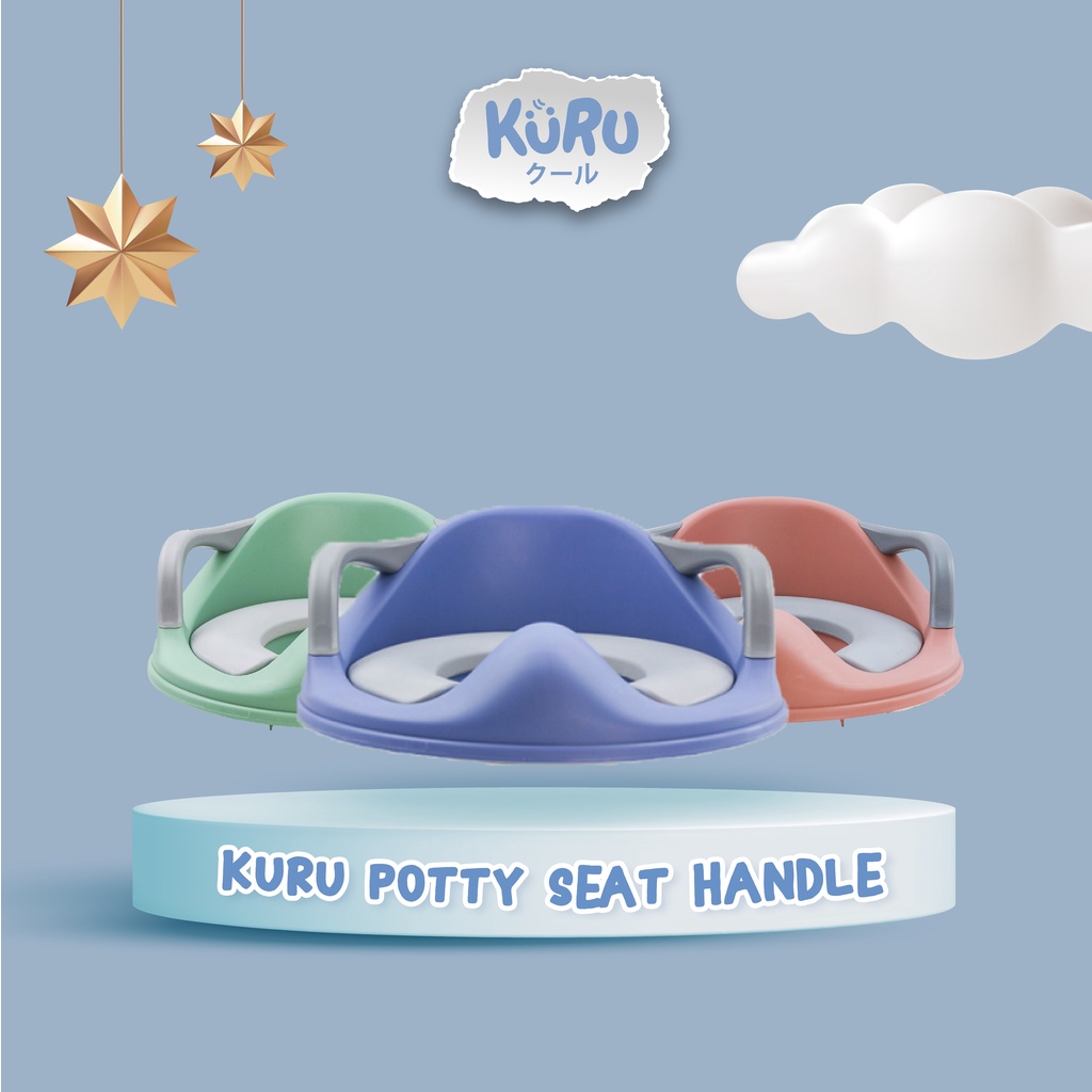 Kuru Potty Seat Handle / Ring Closet / Alas PU Duduk Toilet Anak 8857