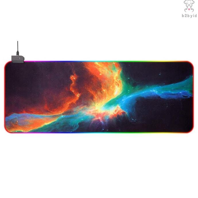 COLORFUL RGB LUMINOUS MOUSE PAD ADJUSTABLE RGB BACKLIGHT MOUSE PAD NO DGSSDF454