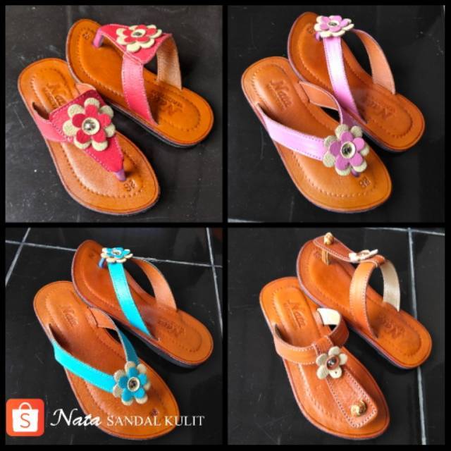 Sandal Kulit Anak Perempuan  -  Nata Magetan