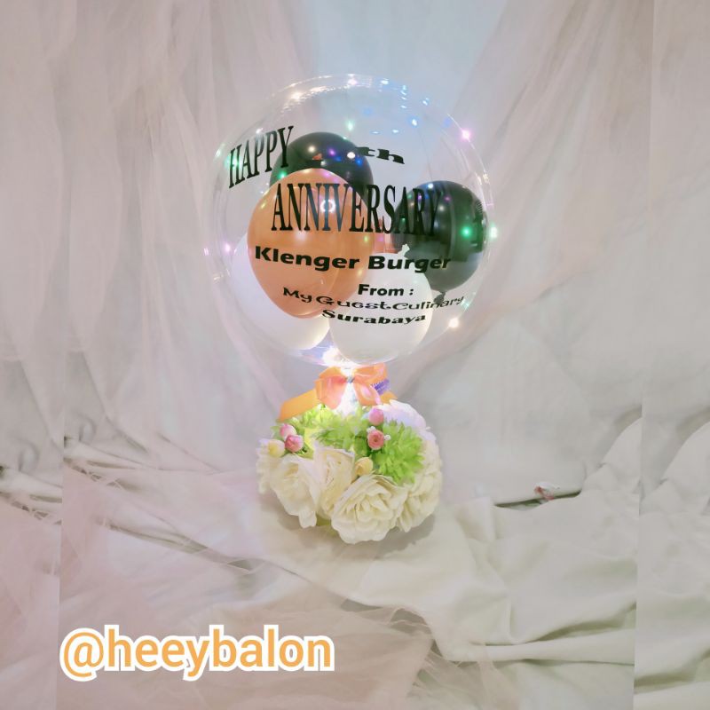 Balon Buket/Balon Box/Balon Bening/Balon Snack/Balon ultah/Balon Wisuda/Buket Wisuda/Balon Custom