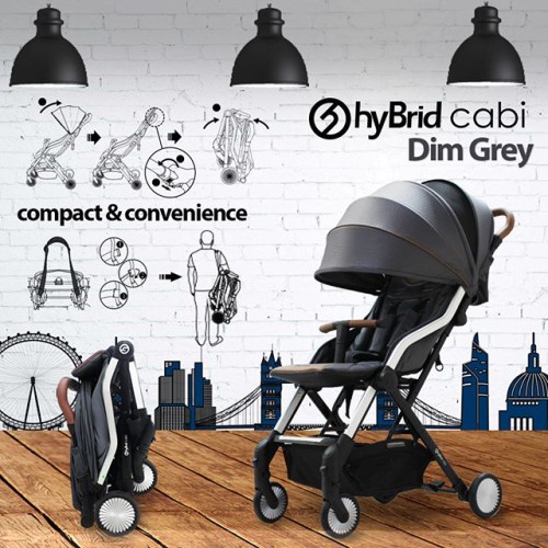 Preloved Stroller hybrid cabi sport cabin size dim grey second hand