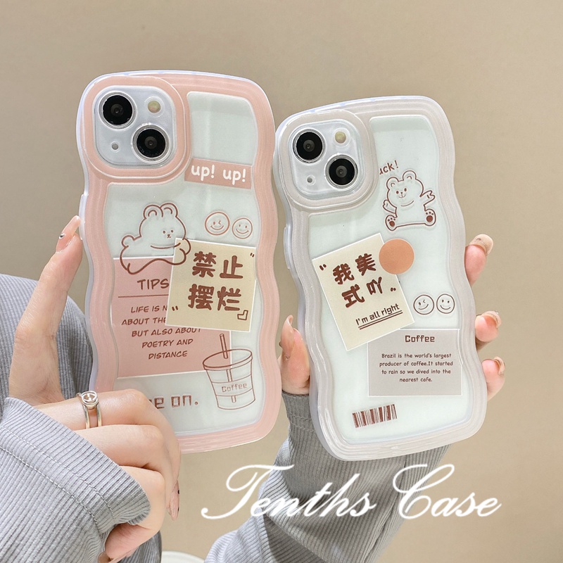 Realme C55 C35 C33 C31 C30 10 GT 9 Pro+C25Y C21Y C25 C25s C12 C21 C20 C20A C11 C17 7i C15 8 7 6 5 Pro 8i 5i 5s 6i Narzo 50A 50i Casing Ponsel Text Binatang Lucu Lembut Cover Case Bening