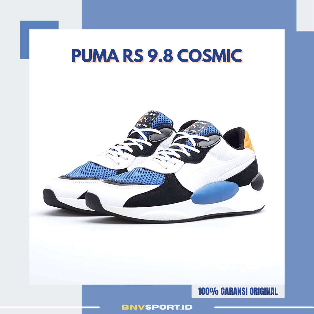 Sepatu Casual Pria PUMA RS 9.8 COSMIC 370367 03 Original Sneakers Men's Shoes Lifestyle