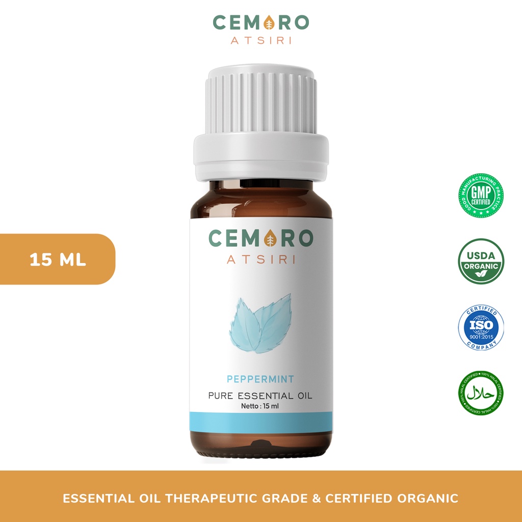 Peppermint Essential Oil 15 ML by CEMORO ATSIRI