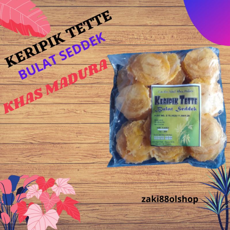 

KERIPIK TETTE BULAT KERIPIK SINGKONG ASLI MADURA ISI 100 KEPING KUALITAS SUPER