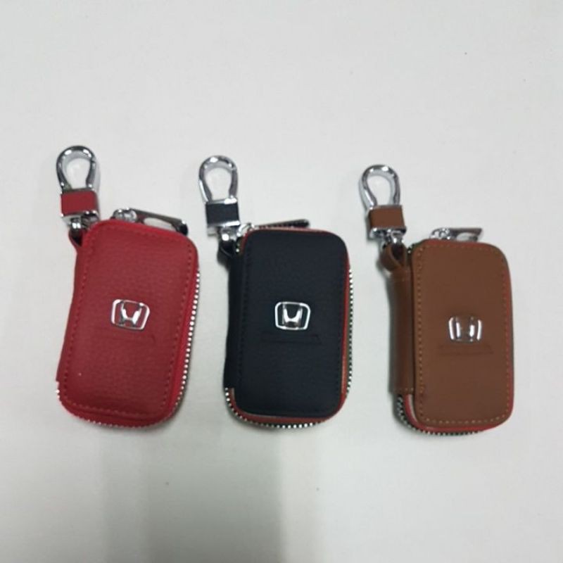 Dompet stnk kulit logo Honda